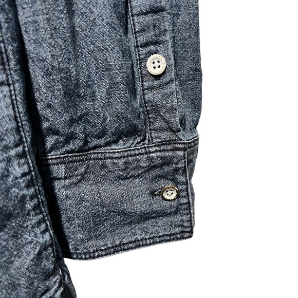 MADEWELL 100% cotton Lightweight Denim Button Down Long Sleeve Shirt XS - Picture 5 of 9